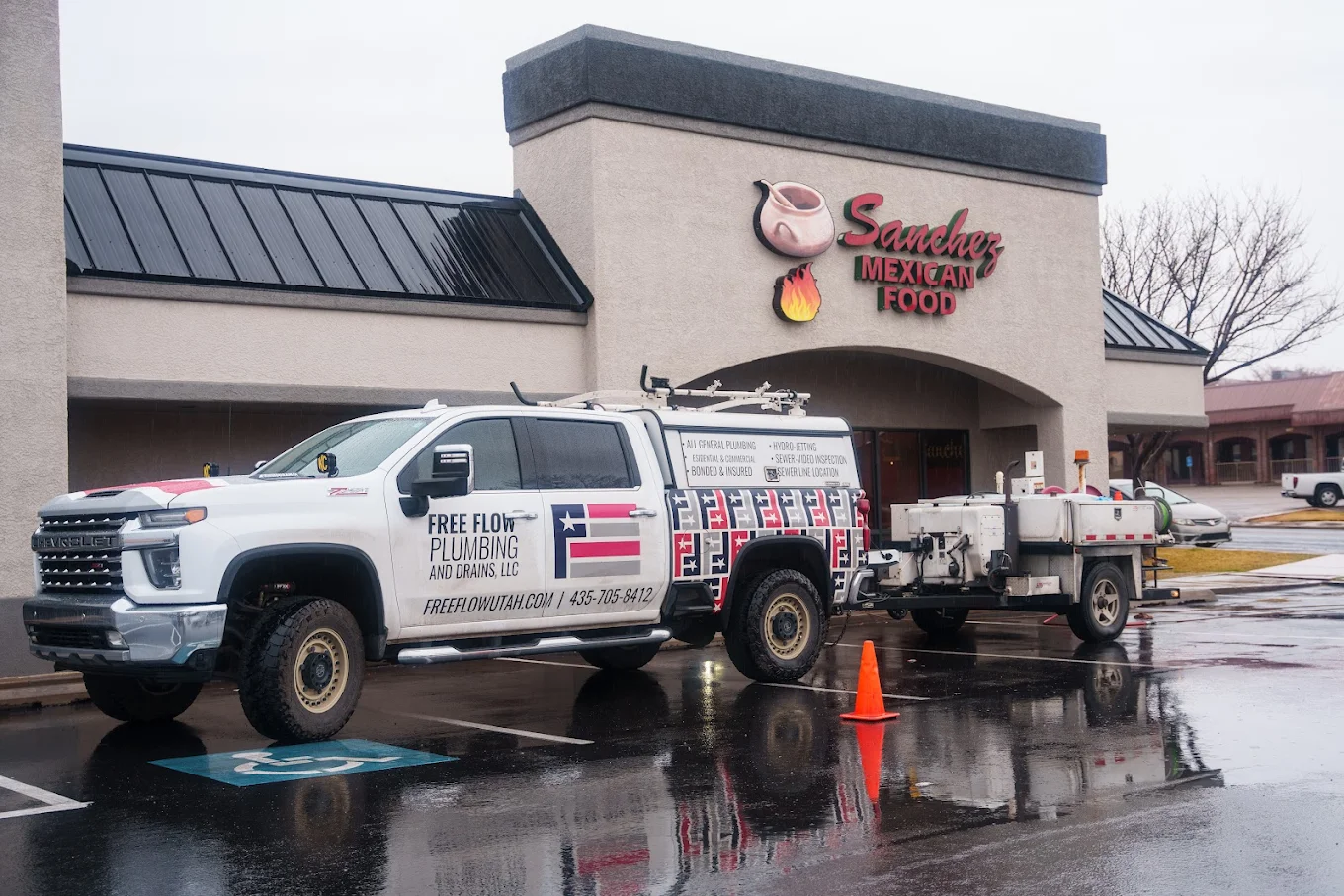 Professional hydro jetting equipment for drain cleaning in St. George Utah